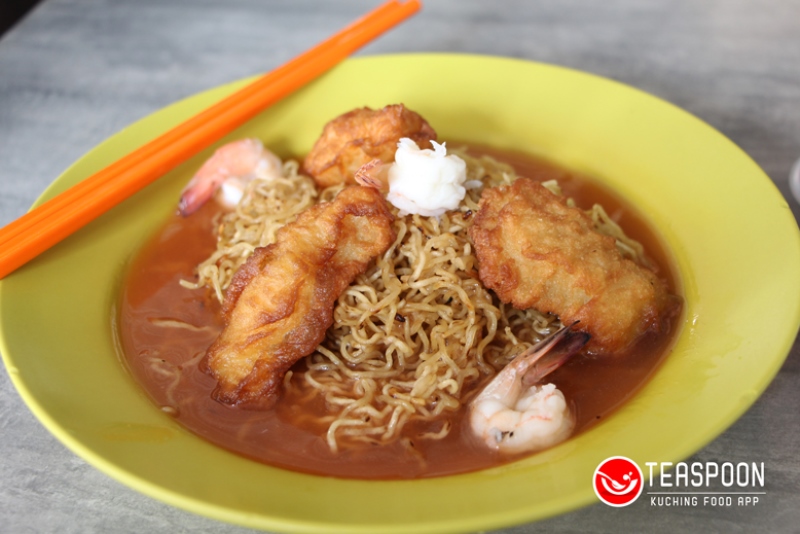 【Kuching Must Eat】Tomato Kueh Tiaw with Fried Fish Fillet - Teaspoon